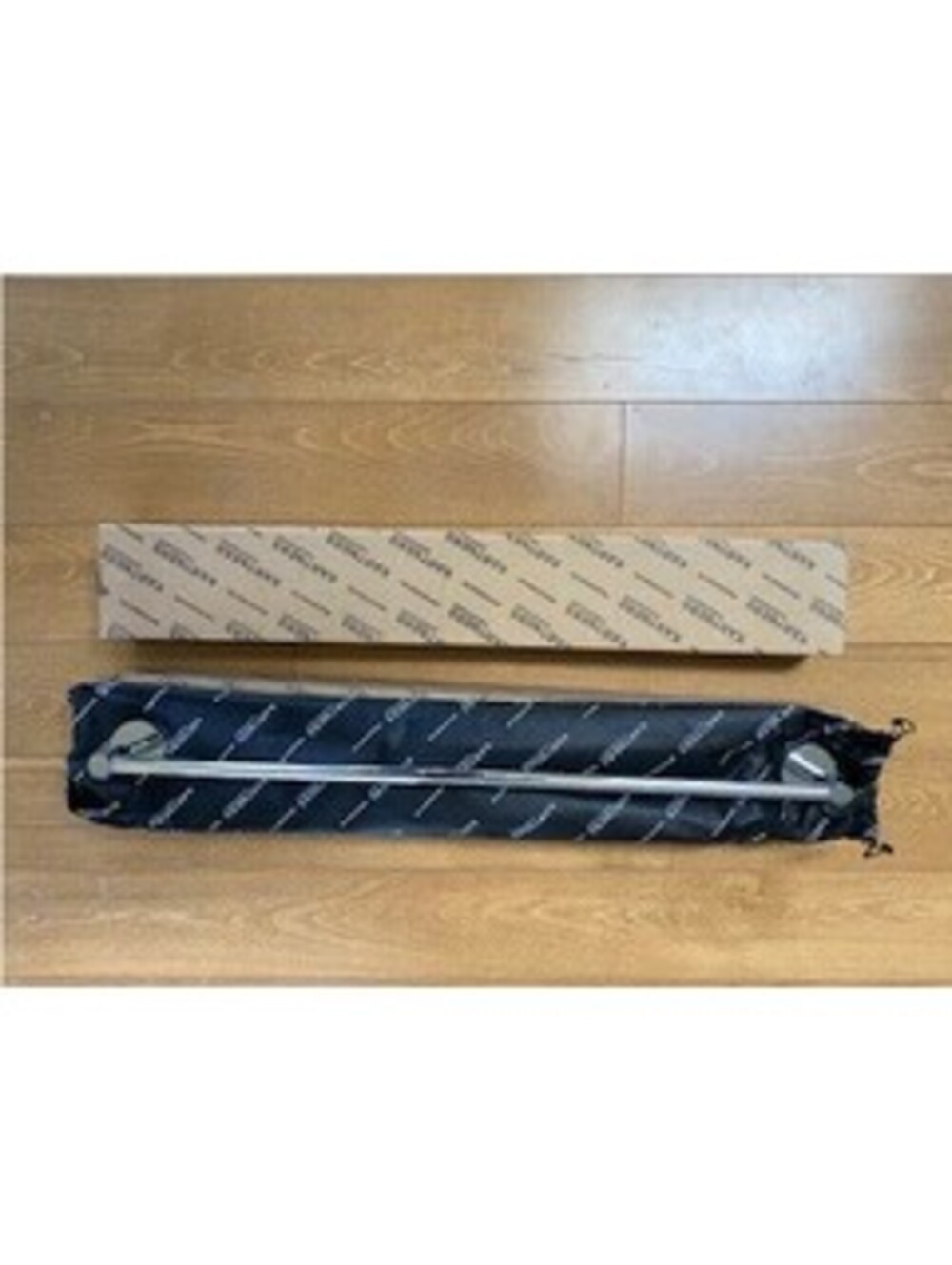 Kartners 2 x 24" chrome towel bar - Circo knurled - new in boxes